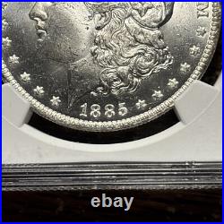 (1) Gorgeous Blast White Antique 1885-O Morgan Silver Dollar NGC Graded MS65