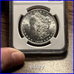 (1) Gorgeous Blast White Antique 1885-O Morgan Silver Dollar NGC Graded MS65