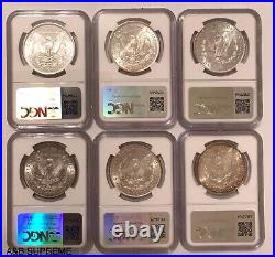 (1) Morgan Dollar NGC MS 63 1878-1904 From OBW Roll CHOICE-GEM Bu Unc 90% Silver