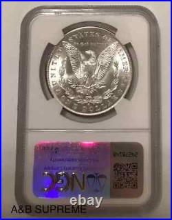 (1) Morgan Dollar NGC MS 63 1878-1904 From OBW Roll CHOICE-GEM Bu Unc 90% Silver