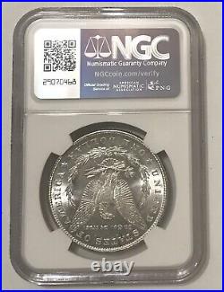 (1) Morgan Dollar NGC MS 63 1878-1904 From OBW Roll CHOICE-GEM Bu Unc 90% Silver