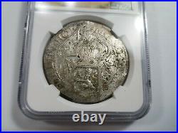 1576 Netherlands Silver New York Lion Dollar NGC AU 50 Daalder Dutch Holland