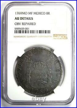1769-MO Mexico Pillar Dollar 8 Reales Coin 8R Certified NGC AU Detail