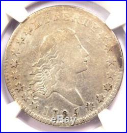 1795 Flowing Hair Bust Half Dollar 50C Certified NGC Fine Detail Rare Coin