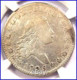 1795 Flowing Hair Bust Half Dollar 50C Certified NGC Fine Detail Rare Coin