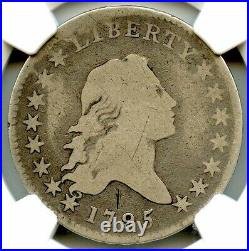 1795 Flowing Hair Liberty Silver Half Dollar, NGC Good Details, Very Nice Coin