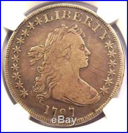 1797 Draped Bust Small Eagle Silver Dollar $1 (10x6 Stars) NGC VF Details