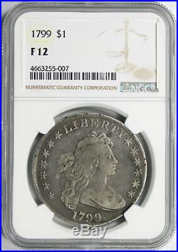 1799 $1 Draped Bust Dollar NGC F12