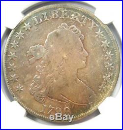 1799 Draped Bust Silver Dollar $1 Certified NGC VG Details Rare Coin