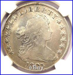 1803 Draped Bust Silver Dollar $1 Certified NGC VF Details Rare Coin