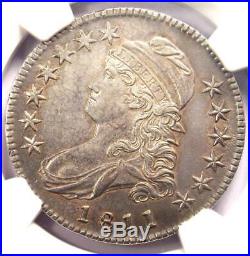 1811 Capped Bust Half Dollar 50C Coin Certified NGC AU Details Rare Date