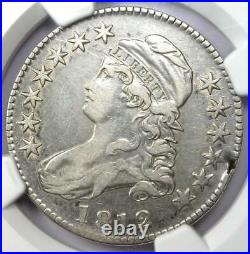 1812 Bust Half Dollar 50C Certified NGC VF Details Rare Date Coin