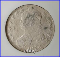 1846 SS New York Shipwreck Recovered 1824 Capped Bust Silver Half Dollar NGC