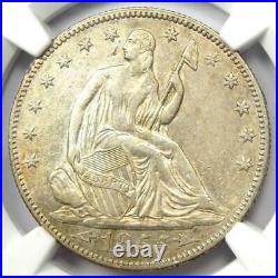 1855 Arrows Seated Liberty Half Dollar 50C Coin Certified NGC AU Details