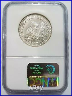 1858 O SS Republic Seated Liberty Half Dollar NGC Shipwreck Silver Treasure Coin