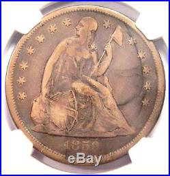 1859-O Seated Liberty Silver Dollar $1 Certified NGC Fine Details Rare Coin