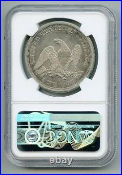 1860 O Seated Liberty Silver Dollar NGC AU 50