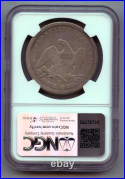 1860 O Seated Liberty Silver Dollar NGC VF 25