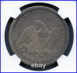 1860 O Seated Liberty Silver Dollar NGC VF 25