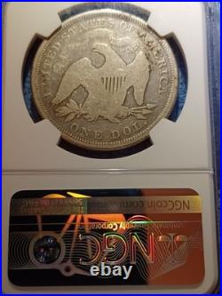 1871 Seated Liberty Silver Dollar NGC G6 Great Workingman Dollar