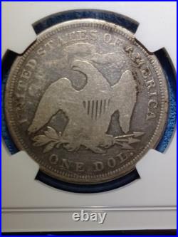 1871 Seated Liberty Silver Dollar NGC G6 Great Workingman Dollar