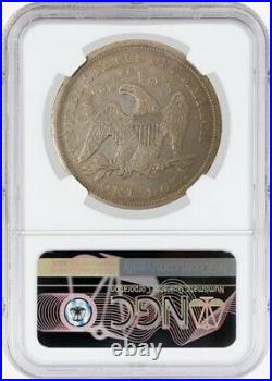 1872 $1 Seated Liberty Silver Dollar Misplaced Date MPD VP-002 NGC VF25 Coin