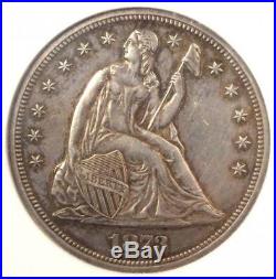 1873 PROOF Seated Liberty Silver Dollar $1 Coin NGC PR58 (PF58) $1500 Value