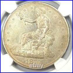 1875-CC Trade Silver Dollar T$1 NGC AU Details Rare Carson City Coin