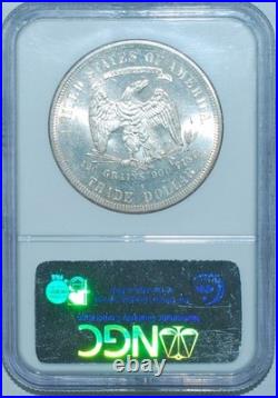 1877 S NGC MS62 Trade Silver Dollar