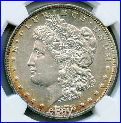 1878 7/8 TF Morgan Silver Dollar NGC AU 53 Weak