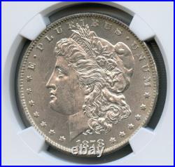 1878 7/8 TF Tail Feathers Morgan Silver Dollar NGC MS 61 Weak 1878 7/8 TF Tail Feathers Morgan Silver Dollar NGC MS 61 Weak