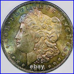 1878 7/8TF Morgan Silver Dollar NGC MS-63 7 over 8 Tail Feathers- Color
