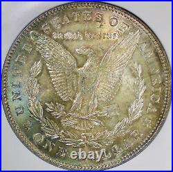 1878 7/8TF Morgan Silver Dollar NGC MS-63 7 over 8 Tail Feathers- Color