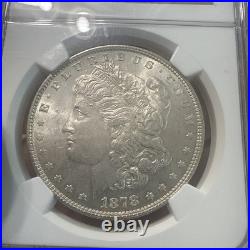 1878 7TF REV 78 Morgan Silver Dollar NGC MS 63