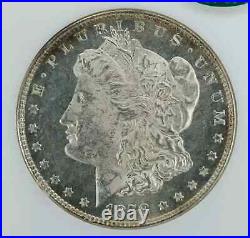 1878 8tf Morgan Silver Dollar S$1 Ngc & Cac Ms 62 Pl Mint Unc Proof Like (010)