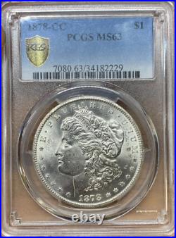 1878-CC $1 Morgan Silver Dollar NGC MS63