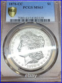 1878-CC $1 Morgan Silver Dollar NGC MS63