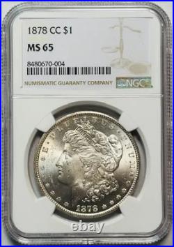 1878 CC Morgan Silver Dollar NGC MS-65 Carson City
