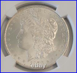 1878 CC Morgan Silver Dollar NGC MS65, BLAST White FULLY STRUCK! 1ST YEAR