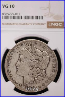 1878 CC Morgan Silver Dollar NGC VG 10 DoubleJCoins JL1100-384 1878 CC Morgan Silver Dollar NGC VG 10 DoubleJCoins JL1100-384