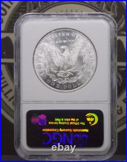 1878 P 7TF Morgan SILVER Dollar REVERSE of 78 $1 NGC MS62 #017 Unc ECC&C Inc