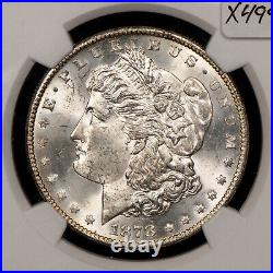 1878-S $1 Morgan Silver Dollar NGC MS 63 SKU-X4985