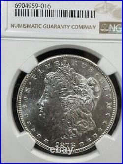 1878-S (1$) U. S. Morgan Silver Dollar NGC MS/63 Beautiful Piece of history