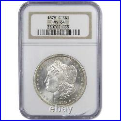 1878 S Morgan Dollar MS 64 NGC 90% Silver $1 Uncirculated US Coin Collectible