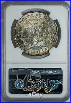 1878-S Morgan NGC MS66Star CAC-Verified Silver Dollar with Colorful Toning