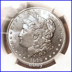 1878 S Morgan Silver Dollar NGC UNC Details OBV Cleaned