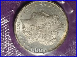 1878-cc Morgan Silver Dollar. Ngc Top 100 Vam-11 Wing Lines. Ms-61 Mirrored