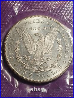 1878-cc Morgan Silver Dollar. Ngc Top 100 Vam-11 Wing Lines. Ms-61 Mirrored