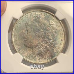 1878 s morgan silver dollar beautifully toned ngc63 One Of The Prettiest Ever
