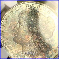 1878 s morgan silver dollar beautifully toned ngc63 One Of The Prettiest Ever
